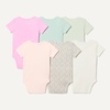 image:imageAmazon Essentials Unisex Babies ShortSleeve BodysuitsPinkFloral