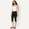 image:imageAmazon Essentials Womens HighRise Slim Fit Capris Denim Pedal Pusher JeanBlack