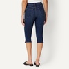 image:imageAmazon Essentials Womens HighRise Slim Fit Capris Denim Pedal Pusher JeanDark Midnight Wash
