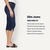 image:imageAmazon Essentials Womens HighRise Slim Fit Capris Denim Pedal Pusher JeanDark Midnight Wash