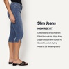 image:imageAmazon Essentials Womens HighRise Slim Fit Capris Denim Pedal Pusher JeanMedium Blue Vintage