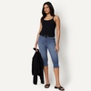 image:imageAmazon Essentials Womens HighRise Slim Fit Capris Denim Pedal Pusher JeanMedium Blue Vintage