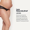 image:imageAmazon Essentials Womens Maternity Under Bump All over Stretch Lace Brief Pack of 6Black