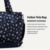 image:imageAmazon Essentials Womens Quilted Cotton Tote HandbagNavy Floral