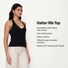 image:imageAmazon Essentials Womens SlimFit Ribbed Halter TopBlack
