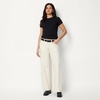 image:imageAmazon Essentials Womens Ultra Soft LowRise Wide Leg JeanEcru
