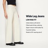image:imageAmazon Essentials Womens Ultra Soft LowRise Wide Leg JeanEcru