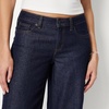 image:imageAmazon Essentials Womens Ultra Soft LowRise Wide Leg JeanRinse Denim