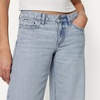 image:imageAmazon Essentials Womens Ultra Soft LowRise Wide Leg JeanTinted Ice Light Wash