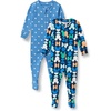 image:imageAmazon Essentials Disney  Marvel  Star Wars Unisex Babies Toddlers and Kids Footed Sleepers Zip Up Pajamas MultipacksMickey Oh Boy