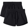 image:imageAmazon Essentials Girls and Toddlers French Terry Sweatshorts Pack of 2Black