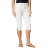 image:imageAmazon Essentials Womens HighRise Slim Fit Capris Denim Pedal Pusher JeanWhite