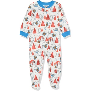 image:imageAmazon Essentials Disney  Marvel  Star Wars Unisex Babies Toddlers and Kids Footed Sleepers Zip Up Pajamas MultipacksStar Wars Mando Winter  Sleep  Play