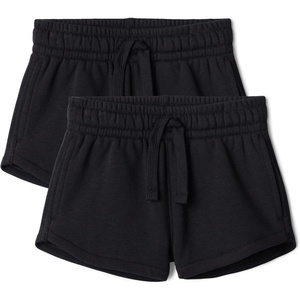 image:imageAmazon Essentials Girls and Toddlers French Terry Sweatshorts Pack of 2Black
