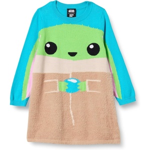 image:imageAmazon Essentials Disney  Marvel  Star Wars  Frozen  Princess Girls and Toddlers Cotton Crew Neck Sweater Dress Previously Spotted Zebra