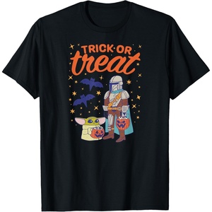 image:imageAmazon Essentials Mens The Mandalorian Grogu Halloween Trick or Treat TShirt Black Graphic Print SmallBlack