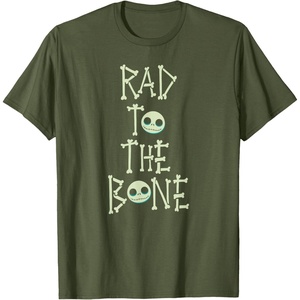 image:imageAmazon Essentials Nightmare Before Christmas Rad to the Bone TShirtOlive Green