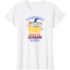 image:imageAmazon Essentials Nightmare Before Christmas Teamwork Makes the Scream Work TShirtWhite