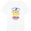 image:imageAmazon Essentials Nightmare Before Christmas Teamwork Makes the Scream Work TShirtWhite