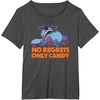 image:imageAmazon Essentials Stitch Halloween No Regrets Only Candy TShirtDark Heather Grey