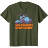 image:imageAmazon Essentials Stitch Halloween No Regrets Only Candy TShirtOlive Green