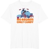 image:imageAmazon Essentials Stitch Halloween No Regrets Only Candy TShirtWhite