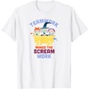 image:imageAmazon Essentials Nightmare Before Christmas Teamwork Makes the Scream Work TShirtWhite