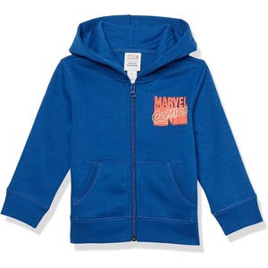 image:imageAmazon Essentials Disney  Marvel  Star Wars Boys and Toddlers Fleece ZipUp Hoodie Sweatshirts Previously Spotted ZebraMarvel Comics Logo