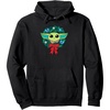 image:imageAmazon Essentials The Mandalorian Grogu Holiday Christmas Wreath Pullover HoodieBlack