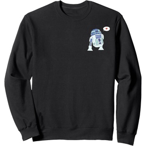 image:imageAmazon Essentials Star Wars Valentines Day Love from R2D2 SweatshirtBlack