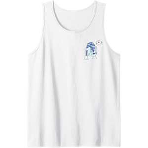 image:imageAmazon Essentials Star Wars Valentines Day Love from R2D2 Tank TopWhite