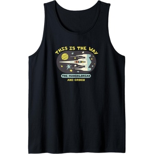image:imageAmazon Essentials The Mandalorian and Grogu in Space Tank TopBlack