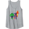 image:imageAmazon Essentials Marvel Avengers Flat and Stylized Heroes Tank TopHeather Grey