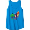 image:imageAmazon Essentials Marvel Avengers Flat and Stylized Heroes Tank TopSapphire Blue
