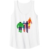 image:imageAmazon Essentials Marvel Avengers Flat and Stylized Heroes Tank TopWhite
