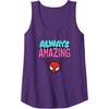 image:imageAmazon Essentials Marvel SpiderMan Doodle Always Amazing Tank TopPurple
