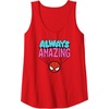image:imageAmazon Essentials Marvel SpiderMan Doodle Always Amazing Tank TopRed