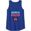 image:imageAmazon Essentials Marvel SpiderMan Doodle Always Amazing Tank TopRoyal Blue