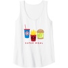 image:imageAmazon Essentials Marvel Super Heroes Super Meal Burger and Fries Tank TopWhite