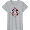 image:imageAmazon Essentials Mickey and Minnie Smiling in Love Valentines Day Short Sleeve TShirtHeather Grey