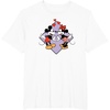 image:imageAmazon Essentials Mickey and Minnie Smiling in Love Valentines Day Short Sleeve TShirtWhite