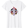 image:imageAmazon Essentials Mickey and Minnie Smiling in Love Valentines Day Short Sleeve TShirtWhite