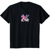 image:imageAmazon Essentials Stitch and Angel Love Valentines Day TShirtBlack