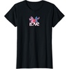image:imageAmazon Essentials Stitch and Angel Love Valentines Day TShirtBlack