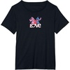image:imageAmazon Essentials Stitch and Angel Love Valentines Day TShirtBlack