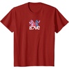 image:imageAmazon Essentials Stitch and Angel Love Valentines Day TShirtCranberry Red