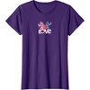 image:imageAmazon Essentials Stitch and Angel Love Valentines Day TShirtPurple