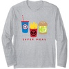 image:imageAmazon Essentials Marvel Super Heroes Super Meal Burger and Fries Long Sleeve TShirtHeather Grey
