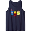 image:imageAmazon Essentials Marvel Super Heroes Super Meal Burger and Fries Tank TopNavy Blue