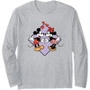 image:imageAmazon Essentials Mickey and Minnie Smiling in Love Valentines Day Long Sleeve TShirtHeather Grey